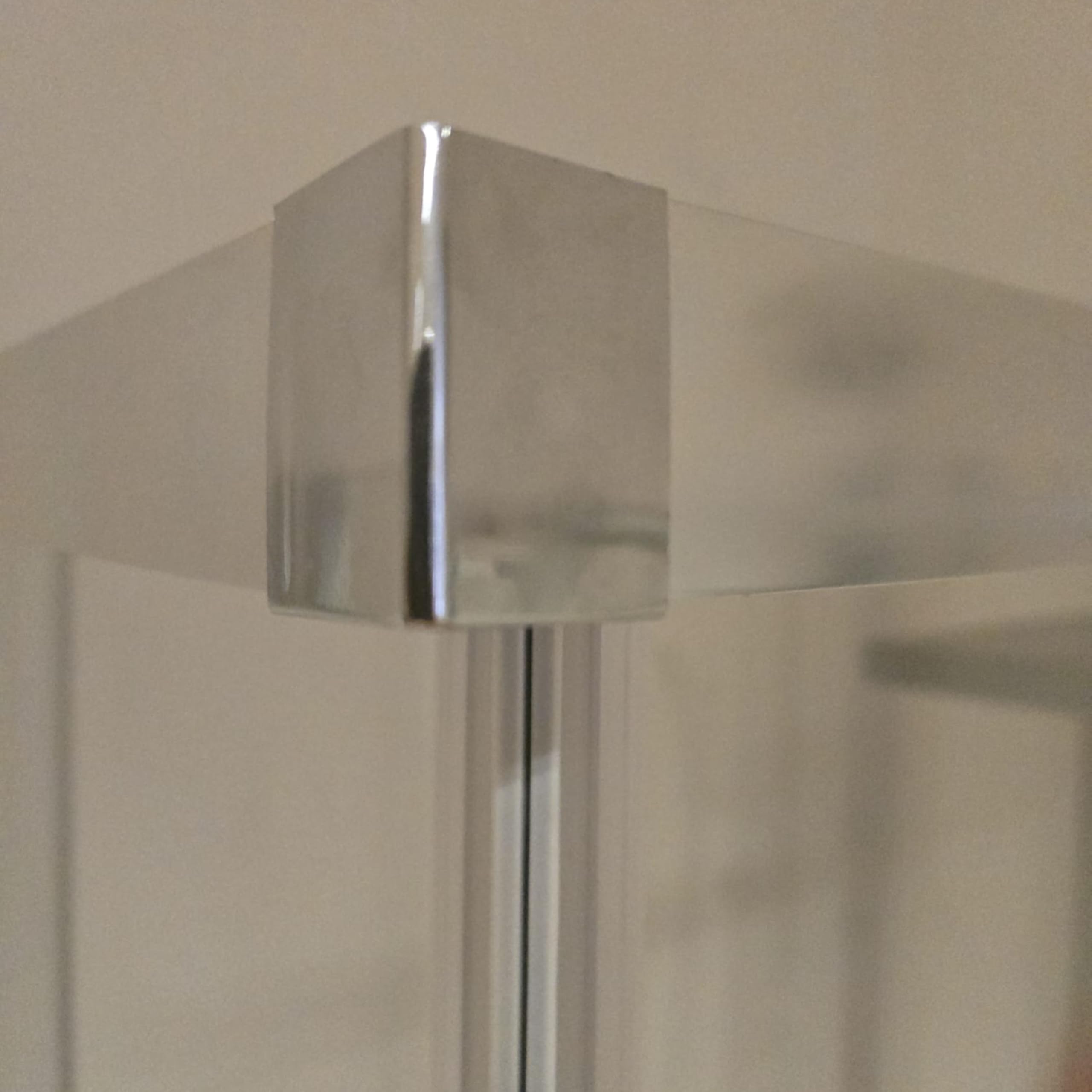 DocciaSì® - Box Doccia Angolare 70x90 cm con Porte Scorrevoli e Vetro Temperato Trasparente da 6 mm, Profili in Alluminio Cromato e Maniglia in Acciaio Inox dal Design Moderno e Funzionale