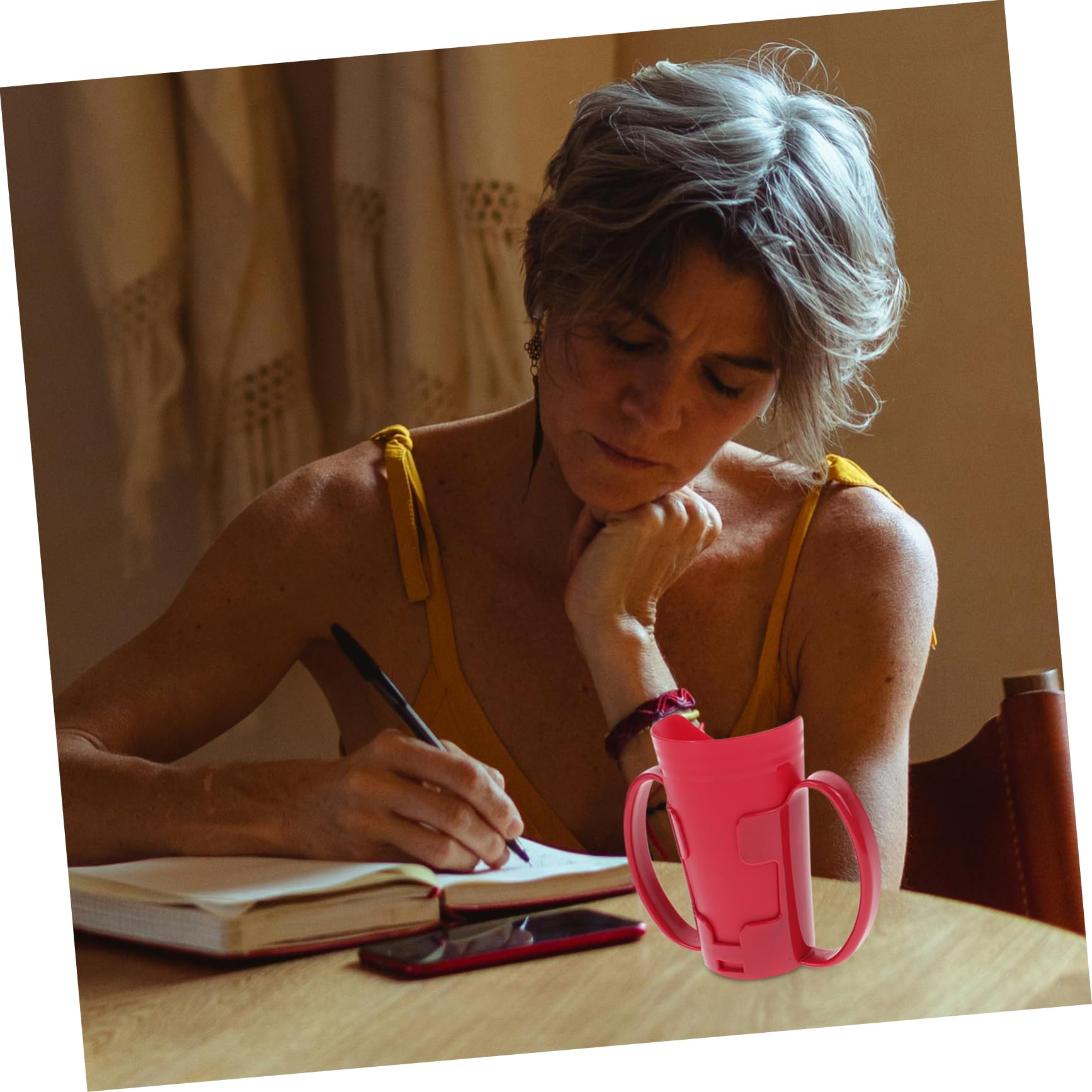 3piezas Taza De Alimentación Para Pacientes Postrados Vaso Antiderrame Para Ancianos Diseño Inclinado Para La Hidratación Utensilio De Convalecencia Para Discapacidad