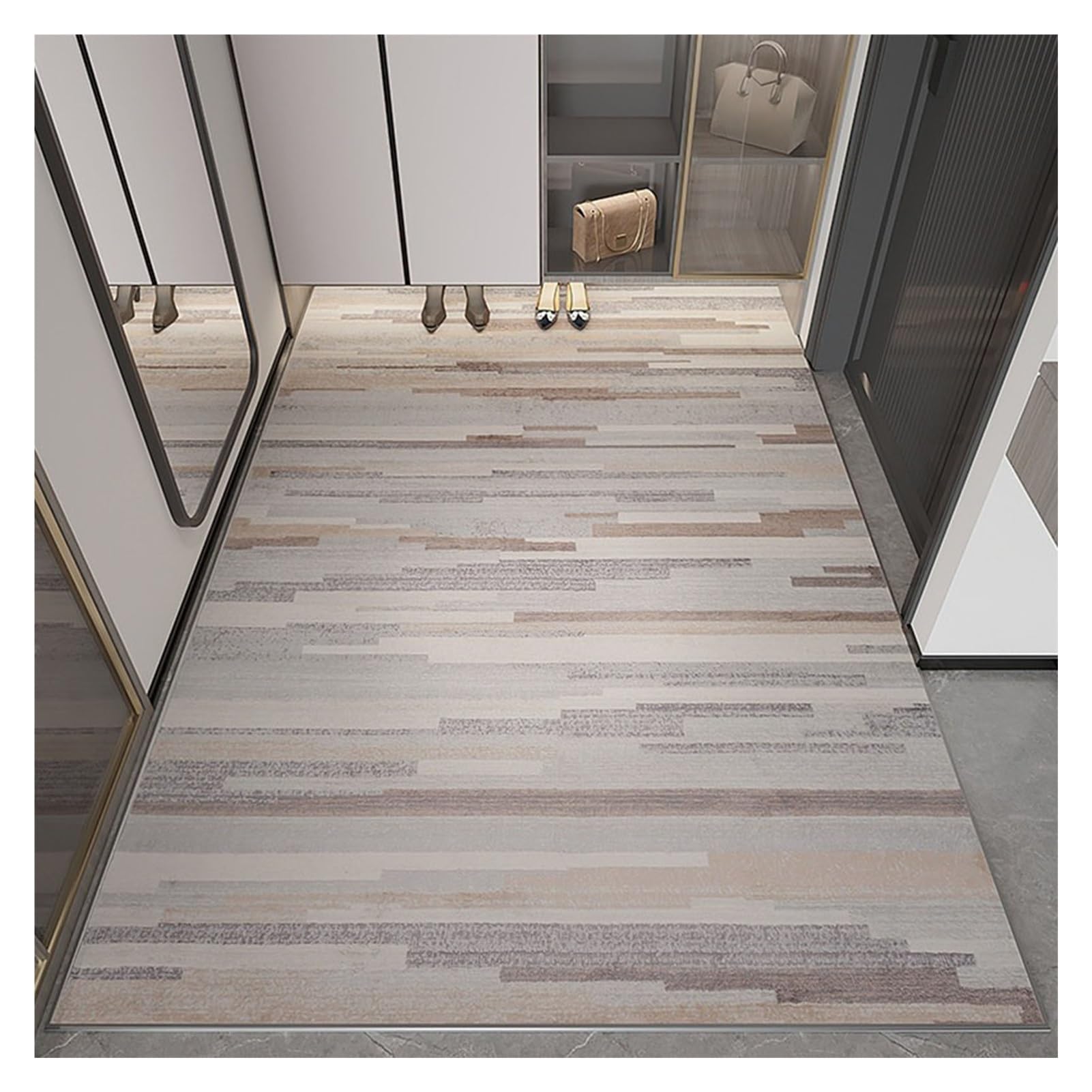 Tapis de chambre minimaliste aux finitions soignées pour sublimer votre décoration moderne