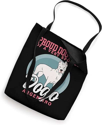 Miniatura 2 de Dueño de Dogo Argentinos Dog Mom Of A Spoiled Dogo Argentino Tote Bag