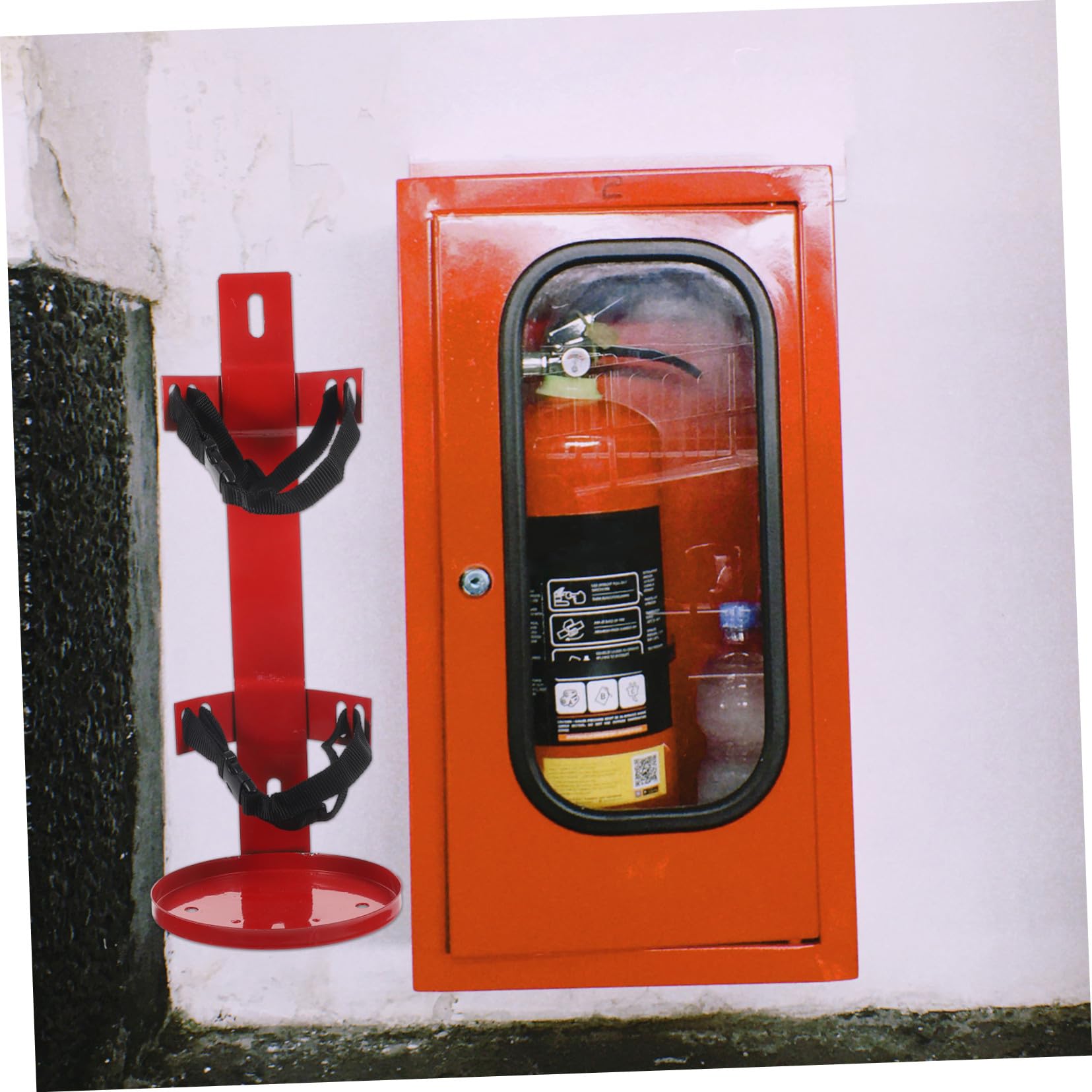 Toddmomy Soporte para Extintor de Incendios Montaje Seguro para Vehículos y Autobuses Instalación Fácil Diseño Resistente y Compatible con Varios de Extintores