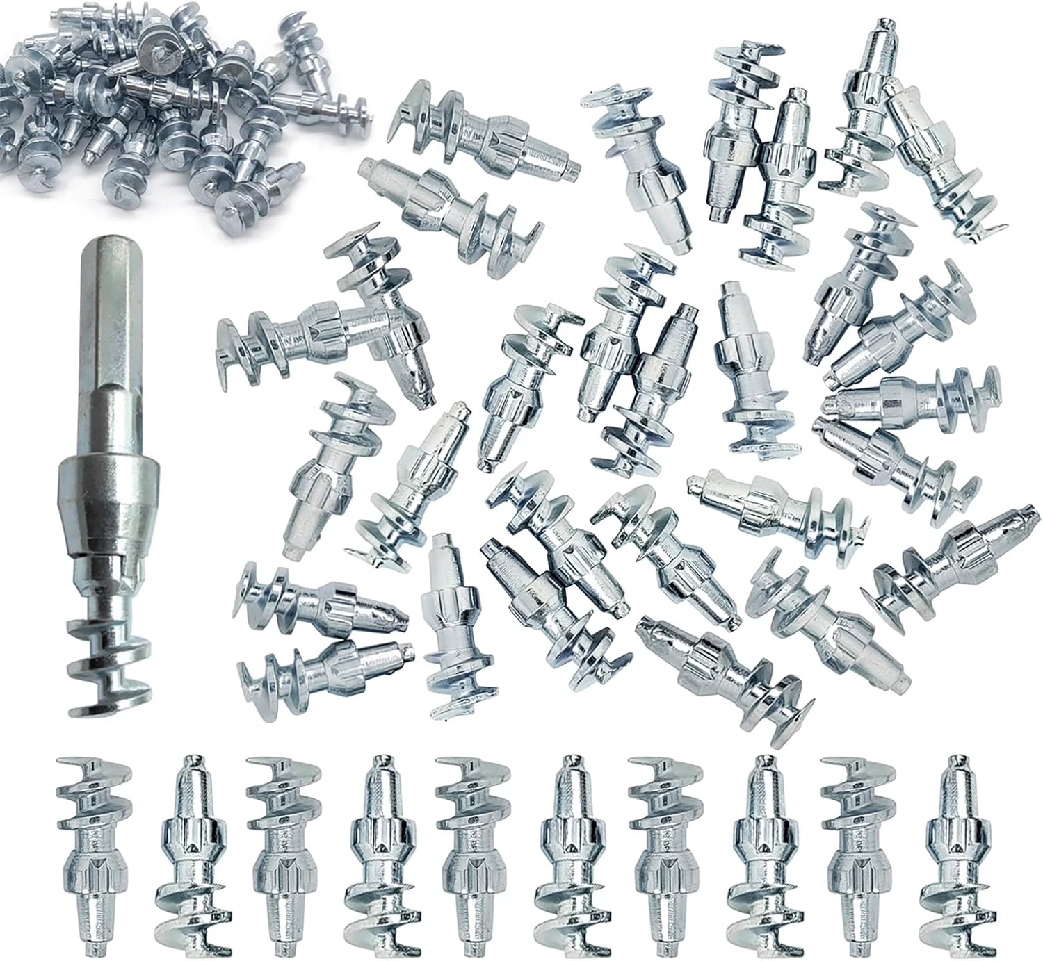 50 PCS Tire Studs Carbide Tire Spikes for Car Wheel Truck