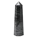 Amazing Gemstone Hematite Crystal Towers - Natural Healing Crystal Point Obelisk for Reiki Healing and Crystal Grid (2 Inch to 3 Inch)
