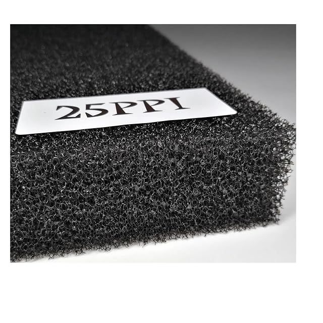 25PPI Accesorios for acuarios Decoración bioquímica práctica Esponja de algodón Filtro for acuario Estanque…