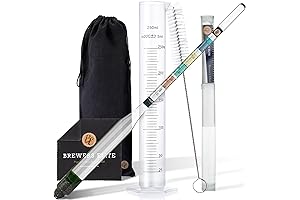 Brewer's Elite Science Lab Triple-Scale Hydrometer Set