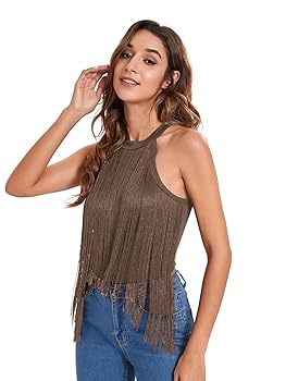 Amazon.com: Verdusa Women's Western Boho Fringe Trim