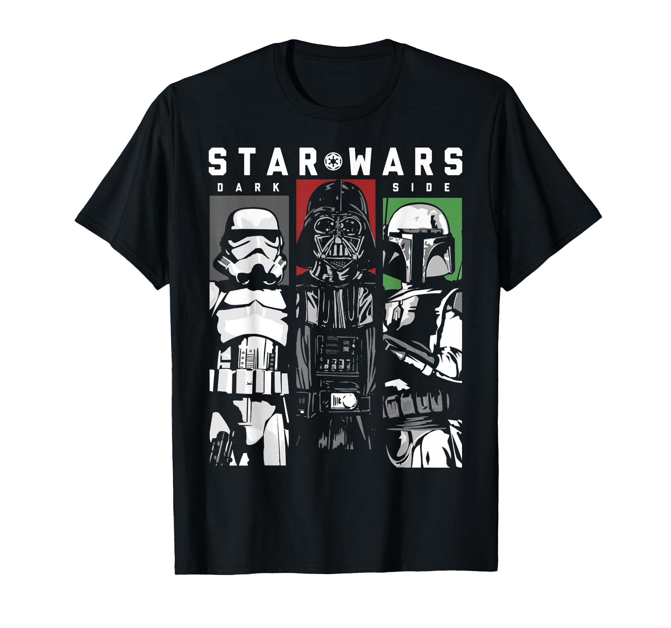 Star Wars Dark Side Panels T-shirt avec graphisme imprimé