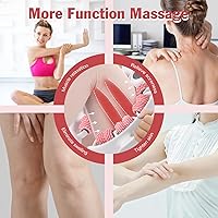 Vista 7 de Herramienta de masaje para celulitis, masajeador de drenaje linfático para muslos, piernas y glúteos, rodillo anticelulítico con asas desmontables
