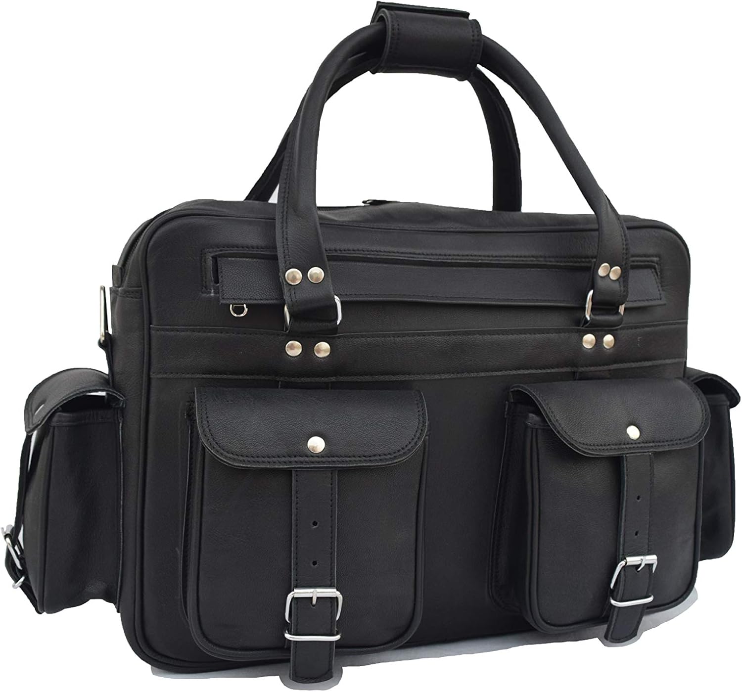 Get Cheap Price Black Leather Office Briefcase Messenger Bag 15 Inch Laptop Satchel CrossBody Shoulder Bags, Carry-on Pilot Handbag, Medium One-Day Sale: Up to 60% Off Black Leather Office Briefcase Messenger Bag 15 Inch Laptop Satchel CrossBody Shoulder Bags, Carry-on Pilot Handbag, Medium
