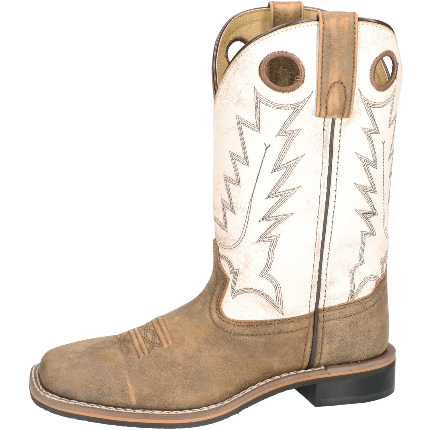 Smoky Mountain Boots | Drifter Series | Women’s Western Boot | Square Toe | Genuine Leather | Rubber Sole & Block Heel | Leather Upper & Man-Made Lining