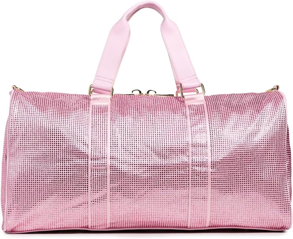 Stoney Clover Lane Women's Duffle Bag, Pink Sparkle, One Size