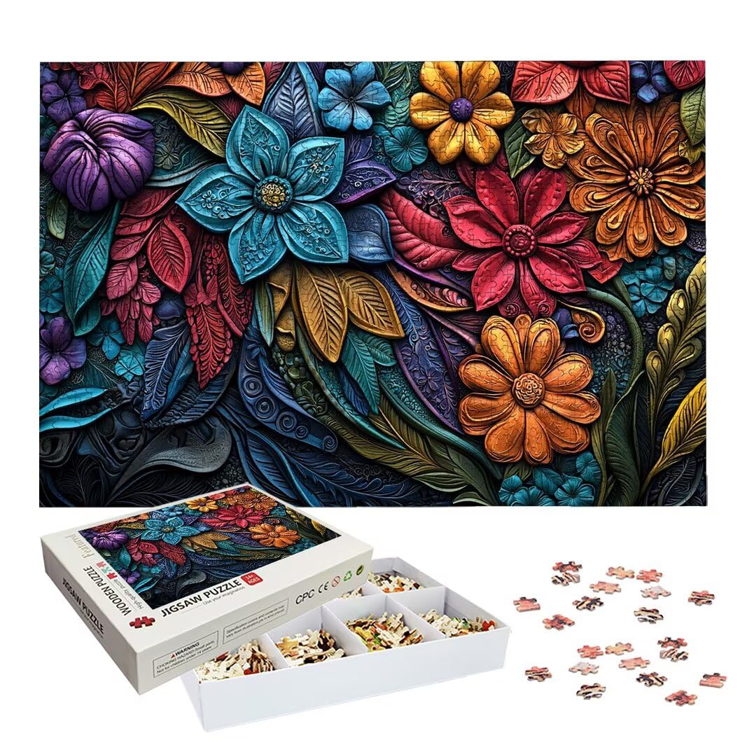 Puzzle 5000 Piezas, Puzzle Color de Madera para Adultos, Regalos -2442