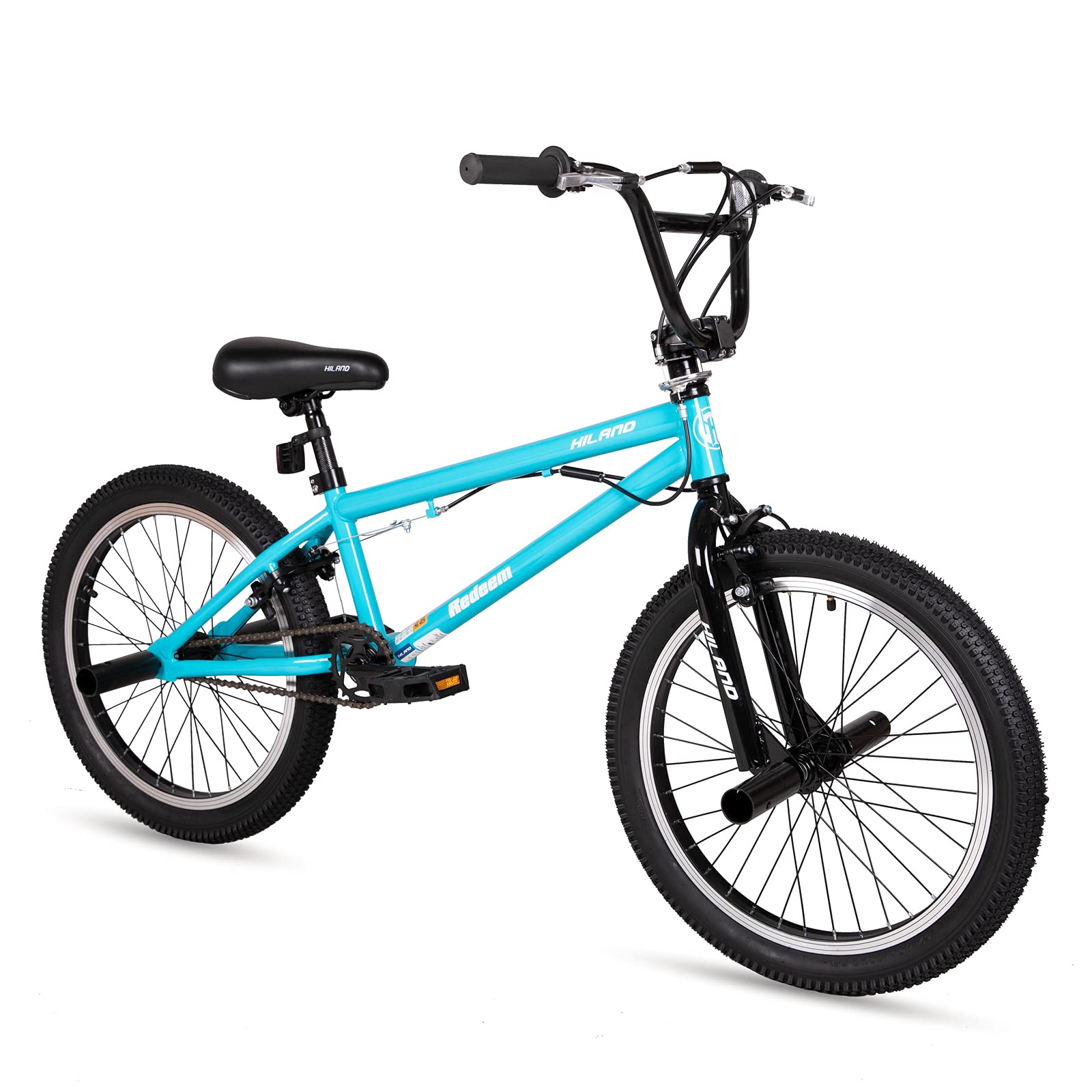 Hiland 20 inch BMX Freestyle Bike for Boys,Girls and Beginner-Level to Advanced Riders with 360 Degree Gyro & 4 Pegs, Multiple Colors