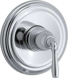 KOHLER K-TS397-4-CP Devonshire(R) Rite-Temp(R) Valve Trim with Lever Handle, 10.25 x 7.25 x 7.25, Polished Chrome