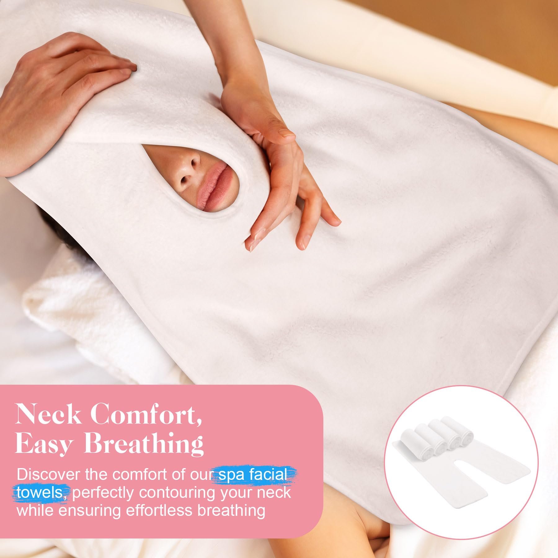 Paquete de 12 toallas faciales suaves para esteticistas, toallas de spa para faciales, cómodas toallas faciales de masaje extragruesas, toallas faciales de microfibra para cara, equipo