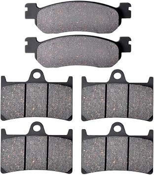 Motorcycle Front Rear Brake Pads Organic Disc Brake Disks For YAMAHA XV 1700 PC Road Star Warrior 2003-2007
