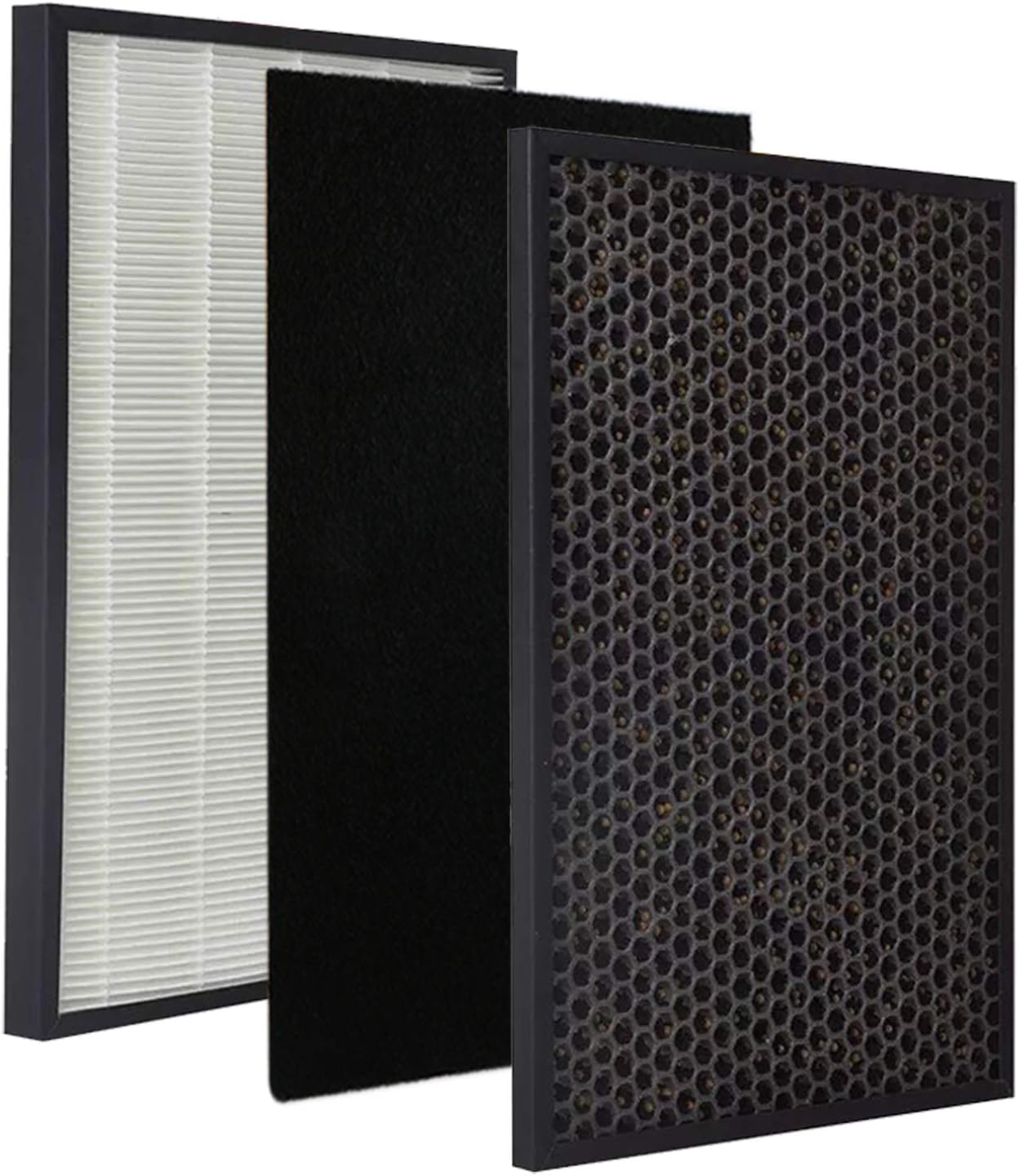 Ruisita 6 Pack Activated Carbon Replacement Pre Filter Compatible with HB Air Purifier 04383, 04384 and 04386, Thickening Pre Filters