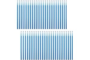 100 Pack Smartphone Cleaning Kit with Bendable Mini Soft Round Brushes for Devices