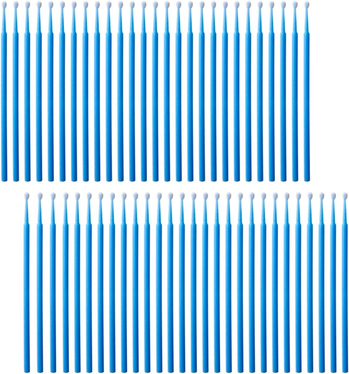 100 Pack Phone Charge Port Cleaning Tool kit,Bendable Mini Soft Round Brushes Cleaner Compatible with iPhone 11 Pro Speaker Tablet Camera Laptop Computer Smartphone, Blue