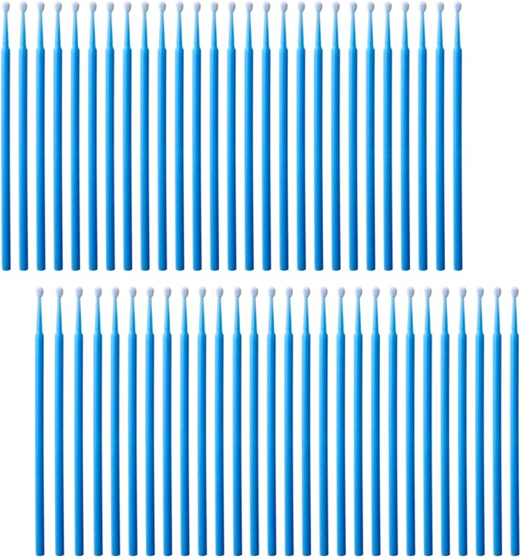 100 Pack Phone Charge Port Cleaning Tool kit,Bendable Mini Soft Round Brushes Cleaner Compatible with iPhone 11 Pro Speaker Tablet Camera Laptop Computer Smartphone, Blue