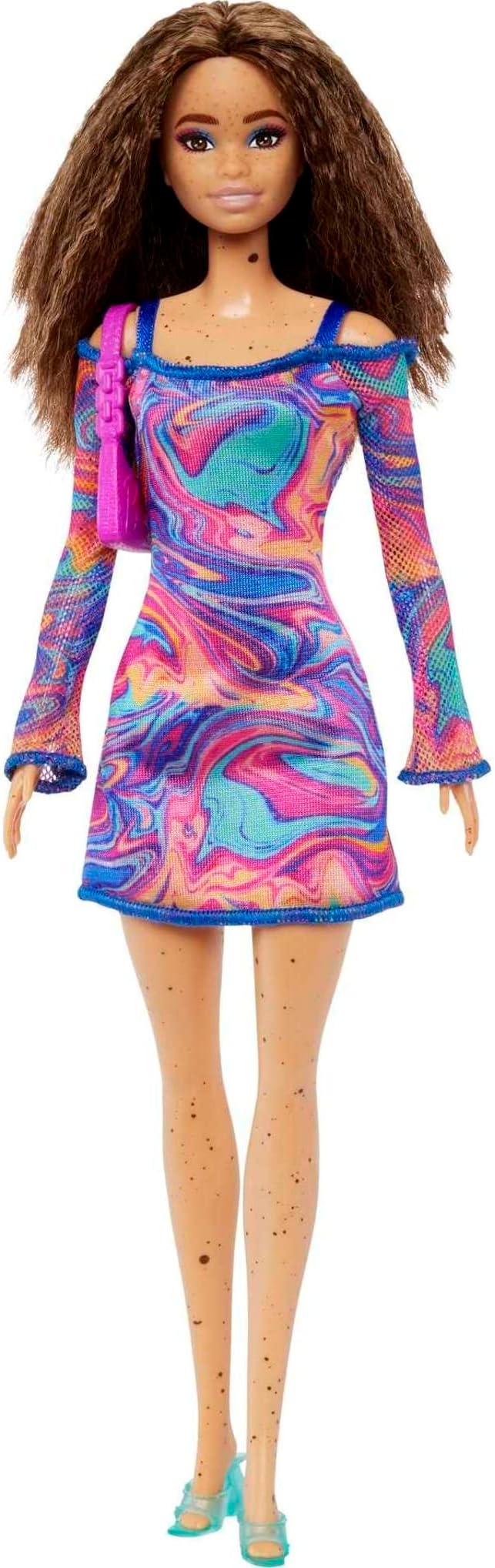 Barbie Fashionistas Doll #206 with Crimped Hair and Freckles