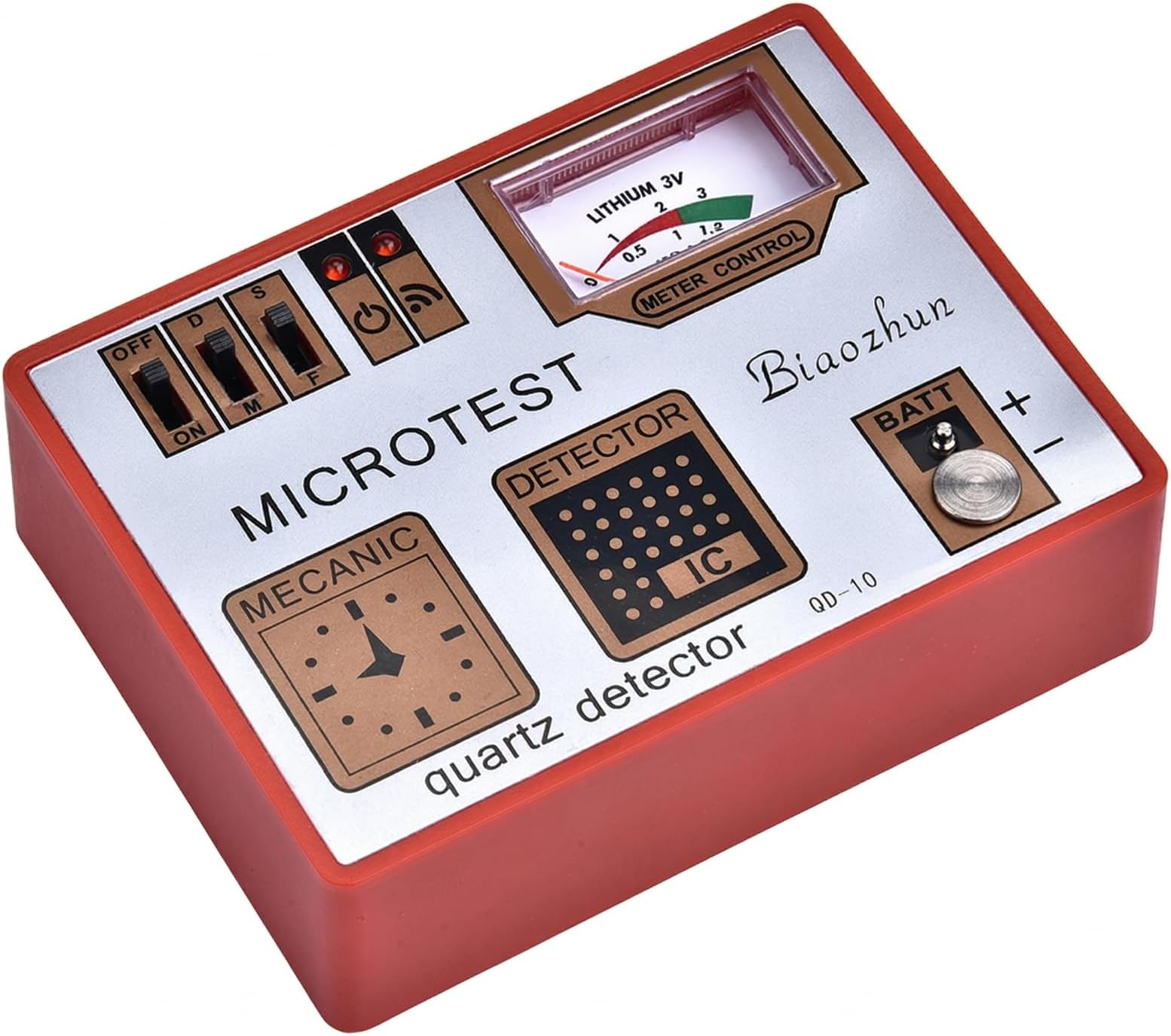 JADPES Quartz Tester Battery Watch Pulse Demagnetization Demagnetizer,Multifunction Timing Machine Watch Demagnetization/Battery Measure/Pulse/Quartz Tester Machine Watch Timing Machine Tester Tools