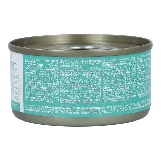 Foto 2 de 3 de Kit Cat Lata Toppers - Pollo Classic 80 g Comida húmeda para Gatos en gelatina