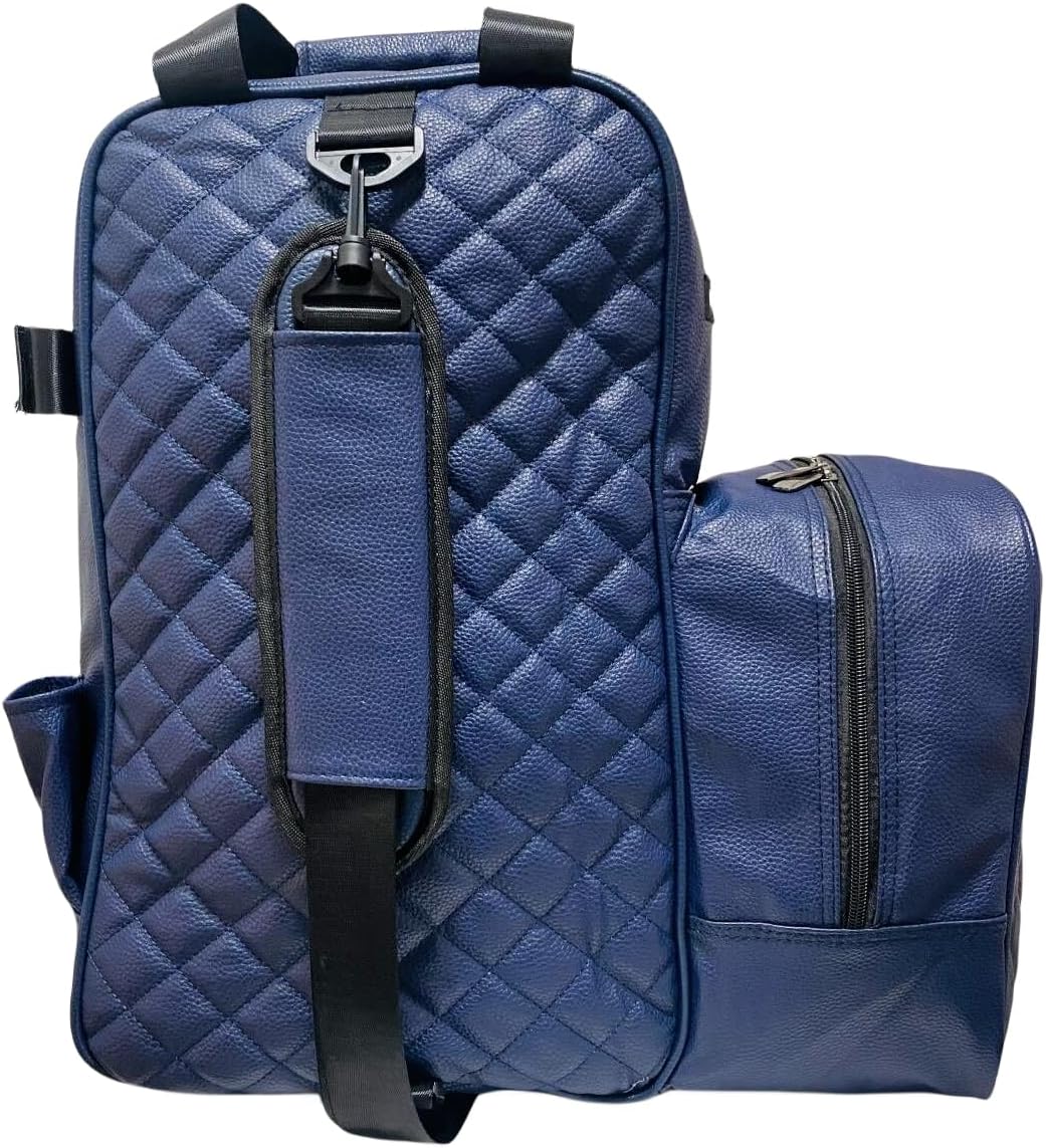 Adults Men Women Large Capacity Horse Riding Bag, Waterproof Riding Helmet Holder,English Equestrian Storage Bag Carry All (Only Bag) (Navy)