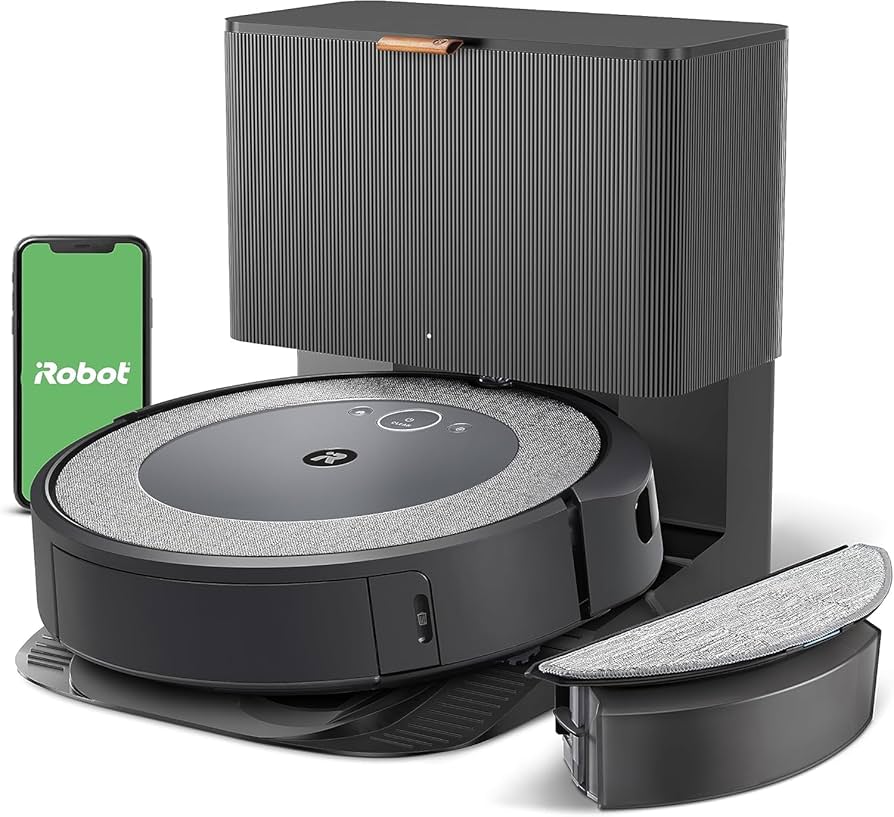 掃除機・クリーナー iRobot Roomba Combo i5+ Amazon.com - iRobot Roomba Combo i5+ Vacuum/Mop + Self