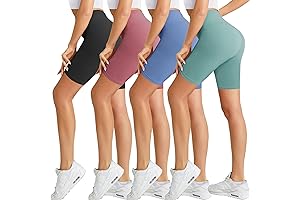 4 Pack Biker Shorts for Women
