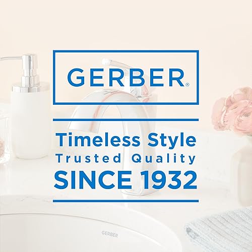 Miniatura 10 de Gerber D225018BN - Grifo de lavabo, níquel cepillado
