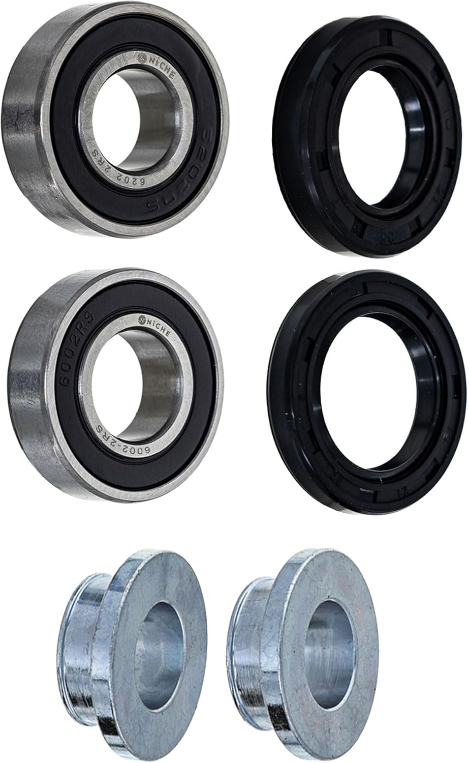 NICHE Wheel Bearing Spacer Kit for Honda CR80R CR80RB 6002-2RS 30-3506