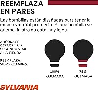 Vista 2 de SYLVANIA 194 Bombilla en miniatura de larga duración (contiene 2 bombillas)