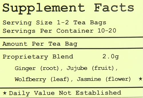 Miniatura 5 de Health King Té de hierbas de jengibre, bolsitas de té, caja de 20 unidades