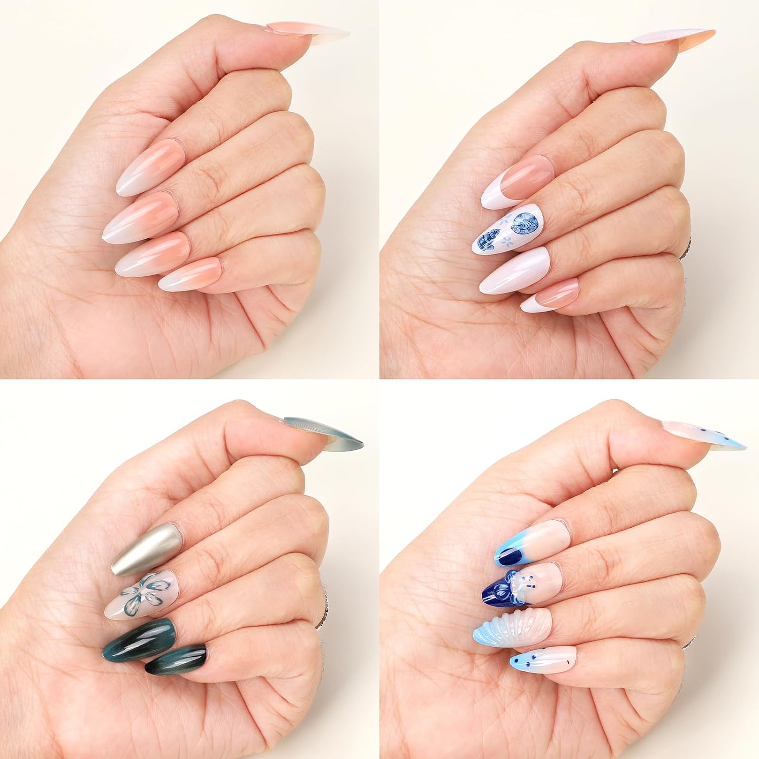FANSINAK Press On Nails Set - Natural Fit & Lightweight