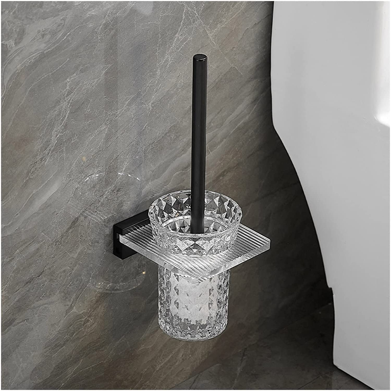 Brosse de nettoyage de bol de salle de bain suspendue WC