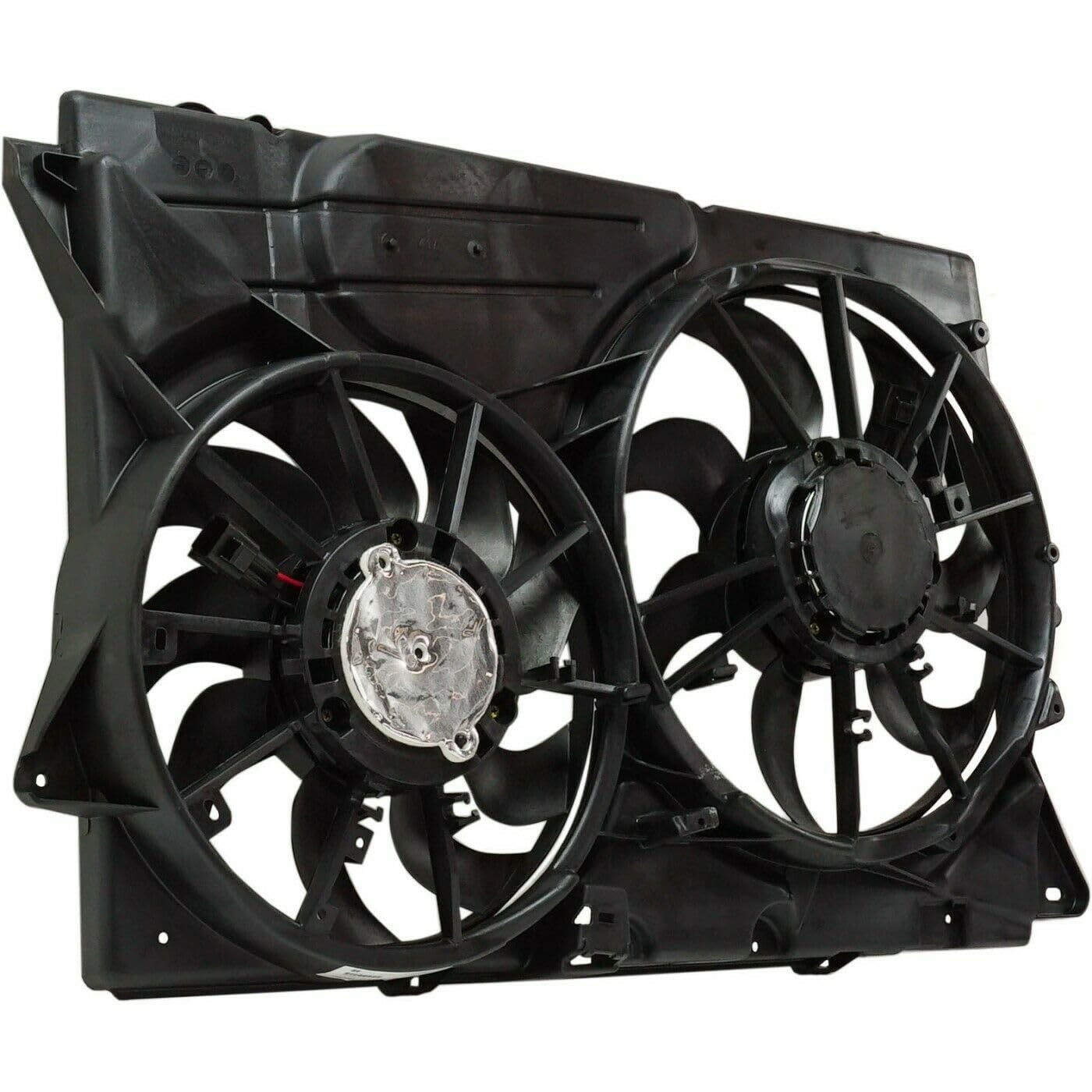 HDNAHEQ Dual Radiator Cooling Fan Assembly for Ford for Explorer 2.0L 2013-2015 & 3.5L 2013-2019 for Flex 3.5L 2013-2019,for Lincoln for MKT 3.5L 2012-2019 & 3.7L 2013-2018 16432641 FO3115202