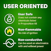 Vista 7 de Aerosol limpiador de contacto electrónico no inflamable, limpia de forma segura joysticks, computadoras, PCB y más, elimina el polvo, la suciedad