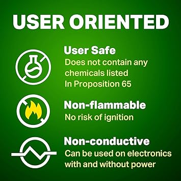 BW-100 Non-Flammable Electronic Contact Cleaner Aerosol Spray- Safely Cleans Joycons, Computers, PCB, and More - Removes dust, dirt and contaminants on contacts - Quick Dry| 16oz/450g