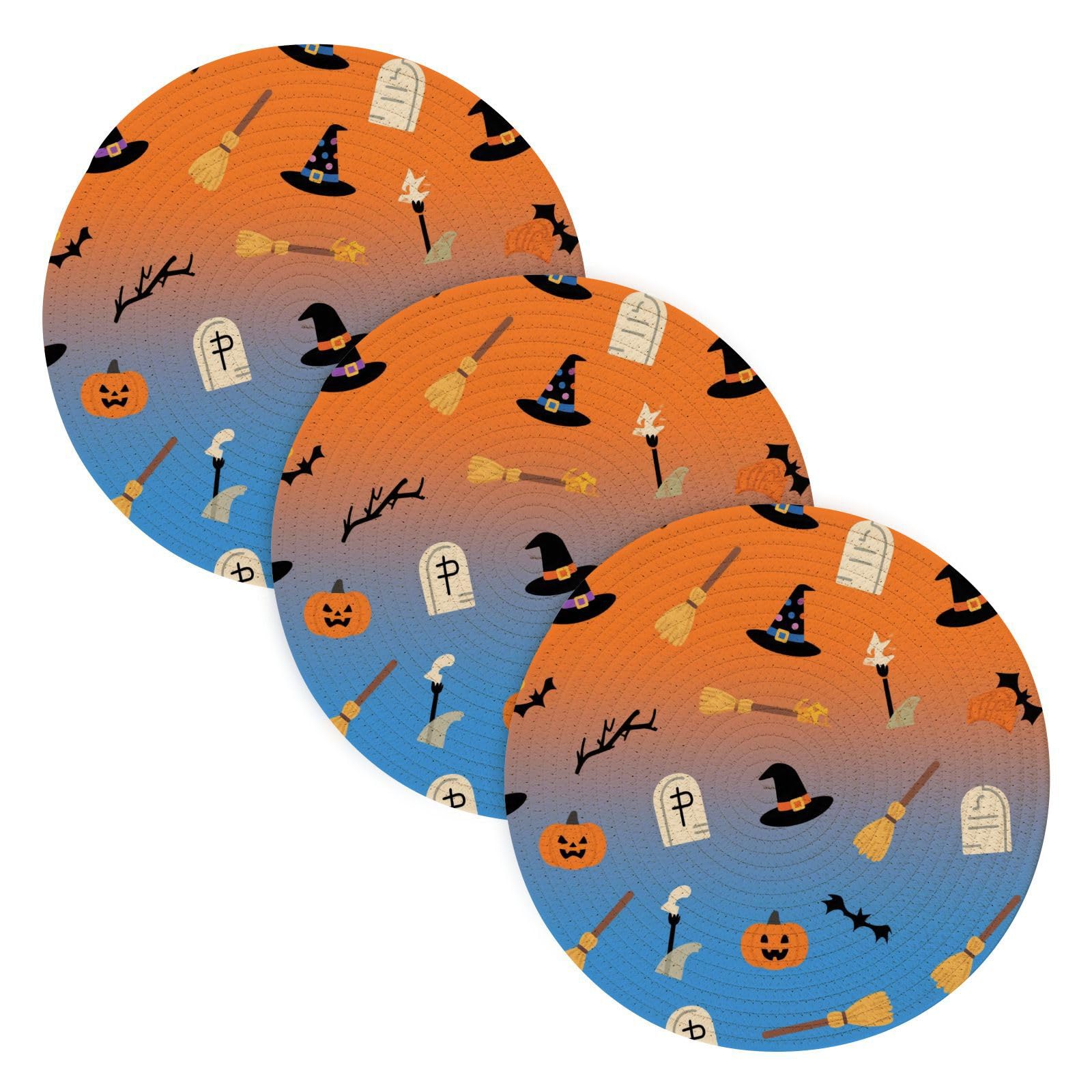 Dessous de plat micro-ondes résistant chaleur grand tapis 38cm accessoire maison