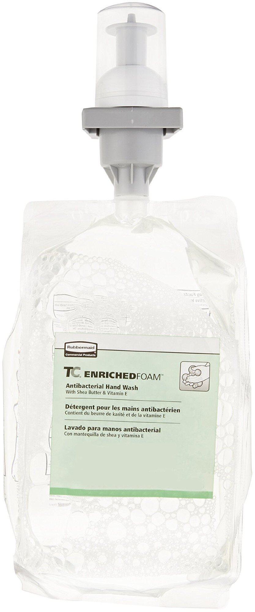 Rubbermaid 2018596 FLex Refill - Enriched Foam Antibacterial Hand Soap, E2, 1300,