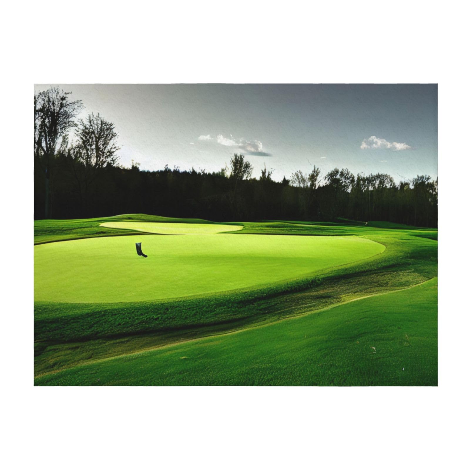 Couverture microfibre golf EdWal pour lit et sommeil réparateur