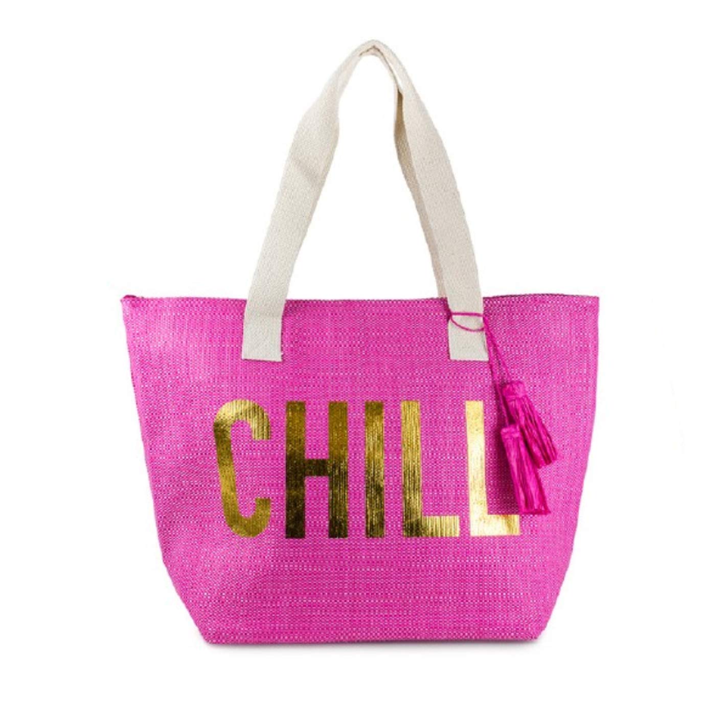 Magid Chill Insulated Oversized Cooler Tote Beach Bag (Pink)