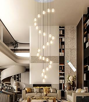 HAIXIANG Globe Glam Chandelier 177 inches Long Light Luxury