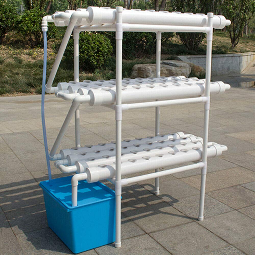 RANZIX Hydroponic Site Grow Kit 3 strati 108 stabilimenti e flusso profonde giardini acquatici con pompa Kit di clonazione per il sistema educativo