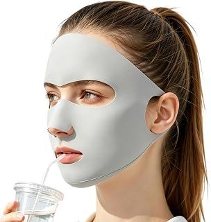 Women’s UPF 50+ UV face mask with mouth and nose opening