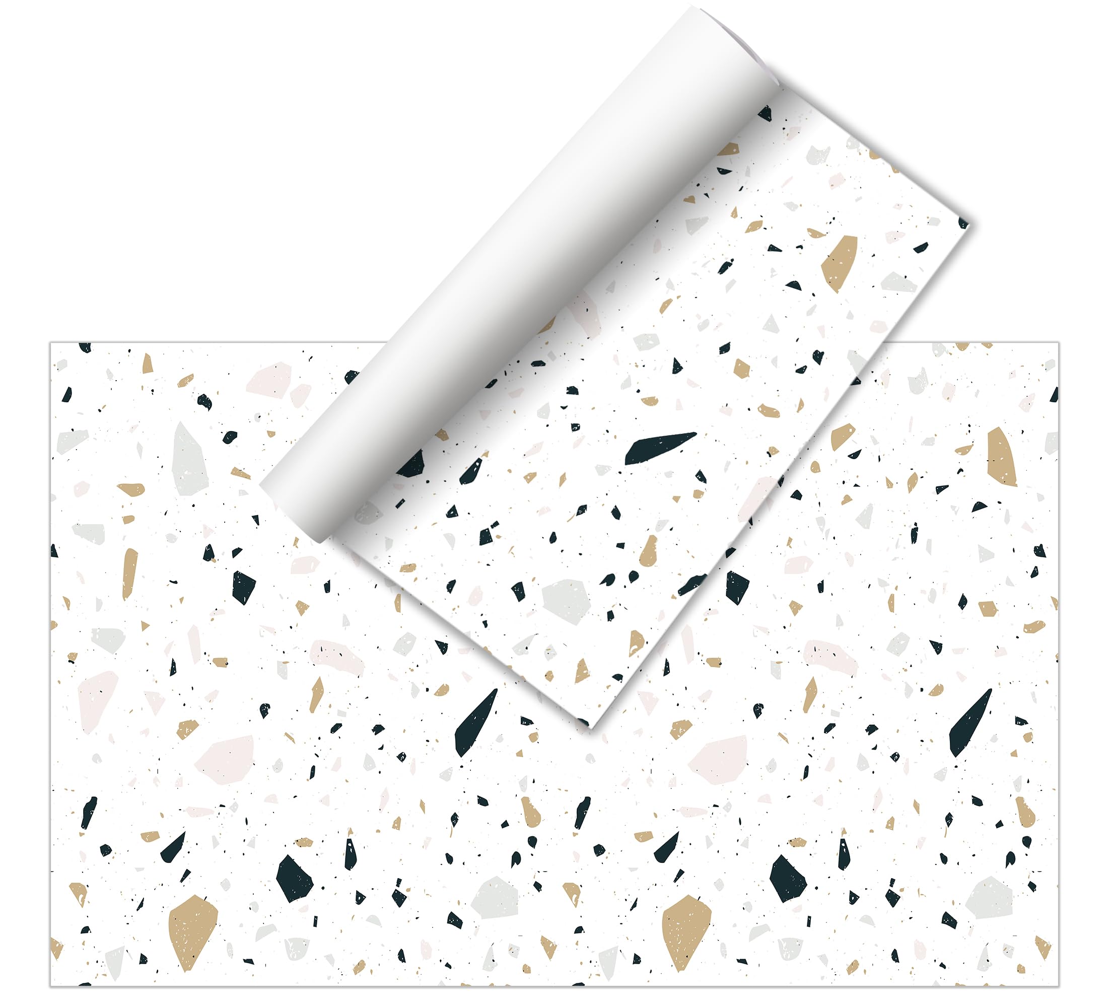 VINILIKO Tapis en Vinyle sans phtalates de 2,8 mm d'épaisseur, Multicolore, 66 x 180 cm