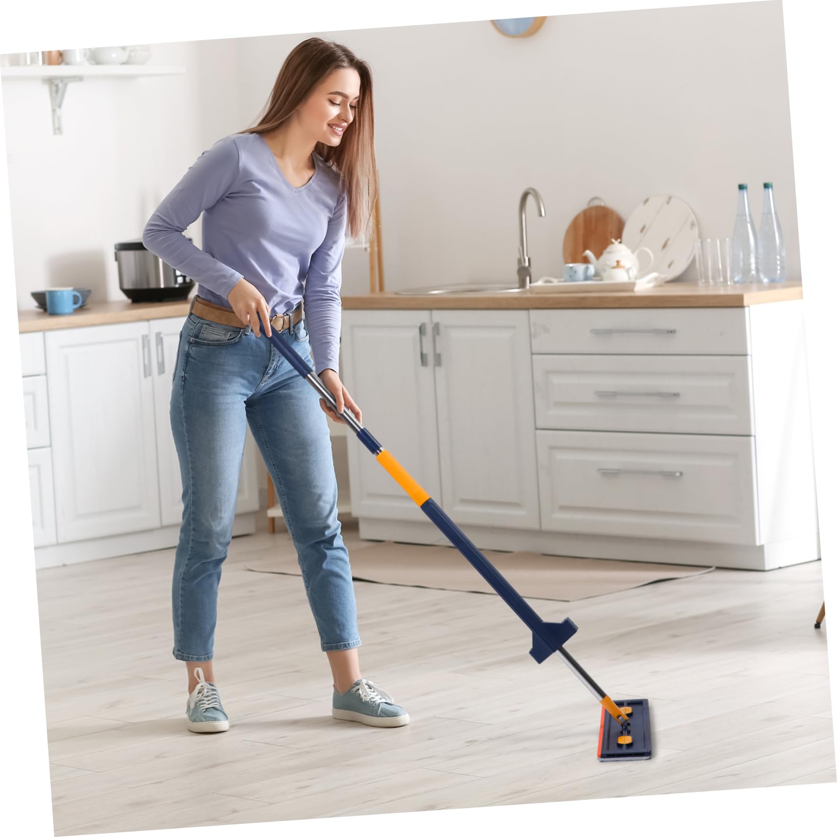 Healeved Panno Non Lavabile per Pavimenti Panno Piatto Multifunzionale Cuscinetti Accessori per Pulizia della Casa per Pulizia dei Pavimenti