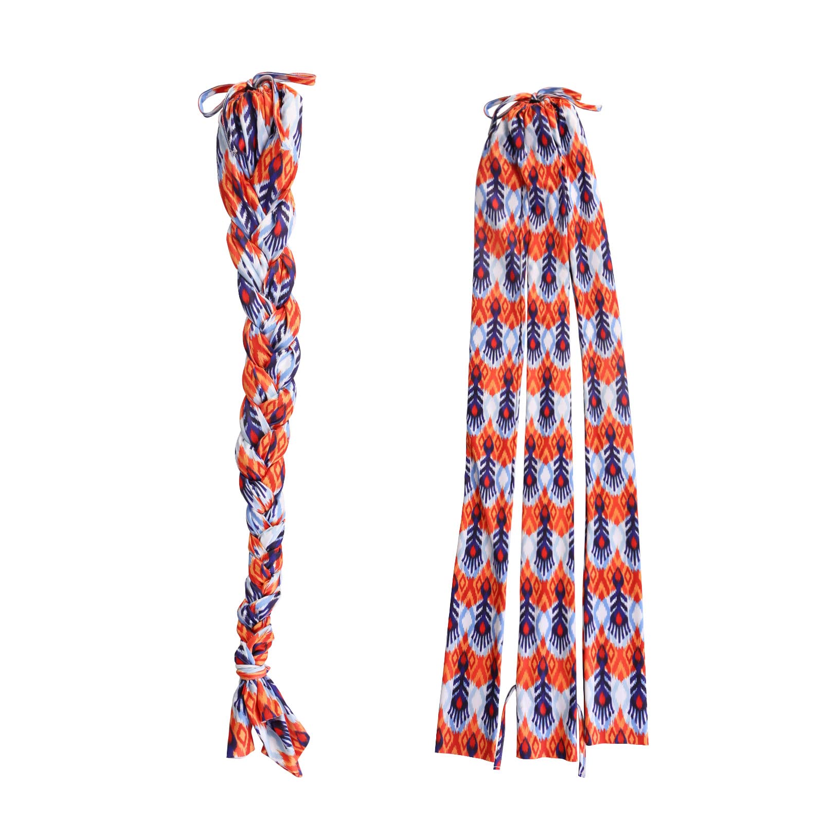 Harrison Howard 3 Tube Stretchy Fabrics Adjustable Closure Lightweight Horse Tail Bag for Horses Braid-in Tail Bag