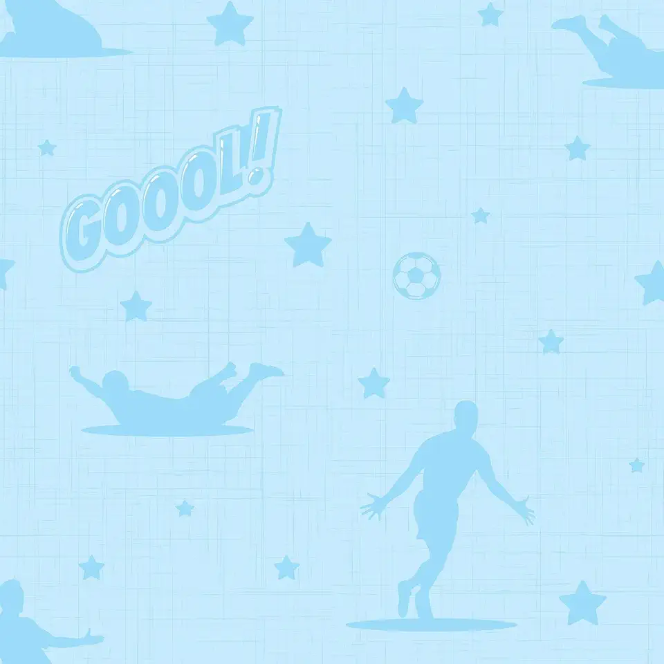 Papel de Parede Infantil Futebol Gol 2,70x0,57m
